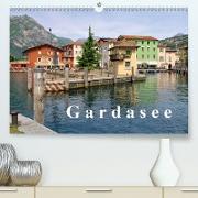 Gardasee (Premium, hochwertiger DIN A2 Wandkalender 2021, Kunstdruck in Hochglanz)