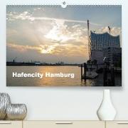 Hafencity Hamburg - die Perspektive (Premium, hochwertiger DIN A2 Wandkalender 2021, Kunstdruck in Hochglanz)