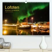 Lofoten - Nordlichter und Abendlicht (Premium, hochwertiger DIN A2 Wandkalender 2021, Kunstdruck in Hochglanz)