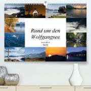 Rund um den Wolfgangsee (Premium, hochwertiger DIN A2 Wandkalender 2021, Kunstdruck in Hochglanz)