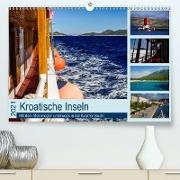 Kroatische Inseln - Mit dem Motorsegler unterwegs in der Kvarner Bucht (Premium, hochwertiger DIN A2 Wandkalender 2021, Kunstdruck in Hochglanz)