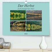 Der Herbst, ein Farbenspiel der Natur. (Premium, hochwertiger DIN A2 Wandkalender 2021, Kunstdruck in Hochglanz)
