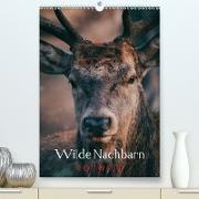 Wilde Nachbarn: Rotwild (Premium, hochwertiger DIN A2 Wandkalender 2021, Kunstdruck in Hochglanz)