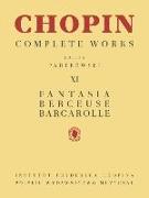 Fantasia, Berceuse, Barcarolle: Chopin Complete Works Vol. XI