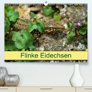 Flinke Eidechsen (Premium, hochwertiger DIN A2 Wandkalender 2021, Kunstdruck in Hochglanz)