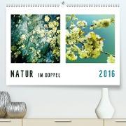 NATUR im Doppel 2021 (Premium, hochwertiger DIN A2 Wandkalender 2021, Kunstdruck in Hochglanz)