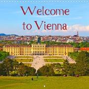Welcome to Vienna (Wall Calendar 2021 300 × 300 mm Square)