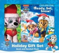 Nickelodeon Paw Patrol: Ready, Set, Snow! Holiday Gift Set Book and Marshall Plush