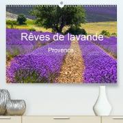 Rêves de lavande - Provence (Premium, hochwertiger DIN A2 Wandkalender 2021, Kunstdruck in Hochglanz)