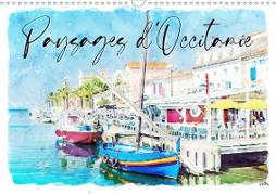 Paysages d'Occitanie (Calendrier mural 2021 DIN A3 horizontal)