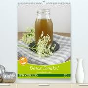 Detox Drinks! Gesund und lecker (Premium, hochwertiger DIN A2 Wandkalender 2021, Kunstdruck in Hochglanz)