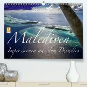 Malediven Impressionen aus dem Paradies (Premium, hochwertiger DIN A2 Wandkalender 2021, Kunstdruck in Hochglanz)