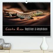 Costa Rica - Reptilien und Amphibien (Premium, hochwertiger DIN A2 Wandkalender 2021, Kunstdruck in Hochglanz)