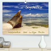 Seychellen - Inselparadiese Mahé La Digue Praslin (Premium, hochwertiger DIN A2 Wandkalender 2021, Kunstdruck in Hochglanz)