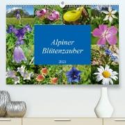 Alpiner Blütenzauber (Premium, hochwertiger DIN A2 Wandkalender 2021, Kunstdruck in Hochglanz)