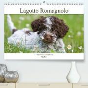 Lagotto Romagnolo - Liebenswerte Lockenhunde - 2021 (Premium, hochwertiger DIN A2 Wandkalender 2021, Kunstdruck in Hochglanz)