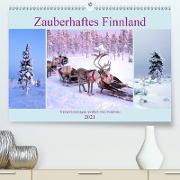 Zauberhaftes Finnland (Premium, hochwertiger DIN A2 Wandkalender 2021, Kunstdruck in Hochglanz)