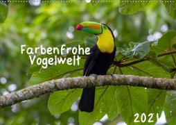 Farbenfrohe Vogelwelt (Wandkalender 2021 DIN A2 quer)