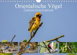 Orientalische Vögel - Thailands bunte Vogelwelt (Wandkalender 2021 DIN A4 quer)