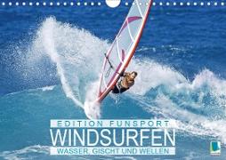 Windsurfen: Wasser, Gischt und Wellen - Edition Funsport (Wandkalender 2021 DIN A4 quer)