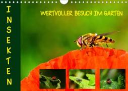 Insekten - wertvolle Gäste im Garten (Wandkalender 2021 DIN A4 quer)