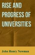 Rise and Progress of Universities