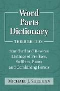 Word Parts Dictionary