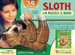 Sloth: Wildlife 3D Puzzle and Book