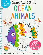 Color, Cut, and Fold: Ocean Animals