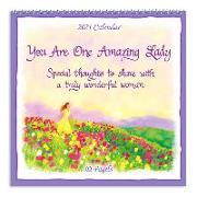 Blue Mountain Arts 2021 Wall Calendar "you Are One Amazing Lady / Special Thoughts to Share with a Truly Wonderful Woman" 12 X 12 In.--12-Month Hangin