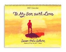 Blue Mountain Arts 2021 Calendar "to My Son, with Love" 9 X 12 In.--12-Month Hanging Wall Calendar--A Year of Love and Encouragement from Mother to So