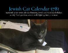Jewish Cats Calendar 5781: 14 Month 2020-2021 Calendar Featuring Jewish and American Holidays, Weekly Torah Portions, Select Candle Lighting Time