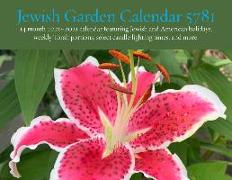 Jewish Garden Calendar 5781: 14 Month 2020-2021 Calendar Featuring Jewish and American Holidays, Weekly Torah Portions, Select Candle Lighting Time