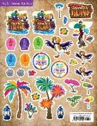 Vacation Bible School (Vbs) 2021 Discovery on Adventure Island Craft Theme Stickers (Pkg of 12): Quest for God's Great Light