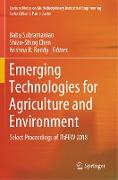 Emerging Technologies for Agriculture and Environment