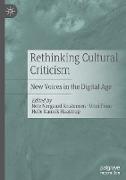 Rethinking Cultural Criticism