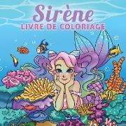 Sirène livre de coloriage
