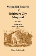 Methodist Records of Baltimore City, Maryland
