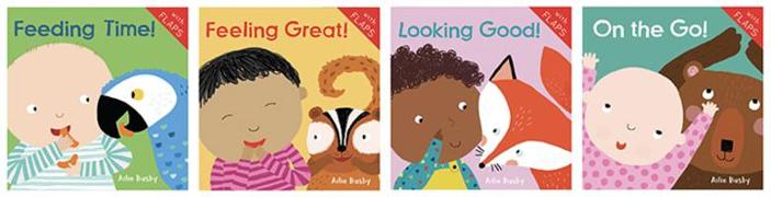 Just Like Me! Board Book Set of 4