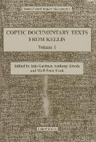 Coptic Documentary Texts from Kellis 1