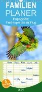 Papageien: Farbenpracht im Flug - Familienplaner hoch (Wandkalender 2021 , 21 cm x 45 cm, hoch)