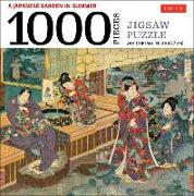 A Japanese Garden in Summertime - 1000 Piece Jigsaw Puzzle