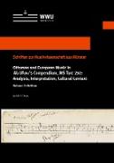 Ottoman and European Music in ¿Ali Ufu¿i's Compendium, MS Turc 292: Analysis, Interpretation, Cultural Context