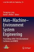 Man¿Machine¿Environment System Engineering