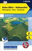 Hohe Eifel Vulkaneifel Nürburgring, Daun, Gerolstein, Nr. 20 Outdoorkarte Deutschland 1:35 000