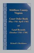 Middlesex County.,Virginia Court Order Book (May 1783 - April 1784) and Land Records (October 17854- 1790)