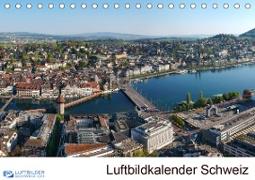 Luftbildkalender SchweizCH-Version (Tischkalender 2021 DIN A5 quer)