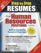 STEP-BY-STEP RESUMES For all Human Resources Positions