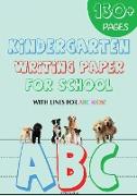 Kindergarten writing paper for School