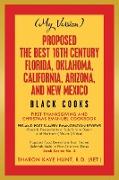 Proposed -The Best 16Th Century Florida, Oklahoma, California, Arizona, and New Mexico